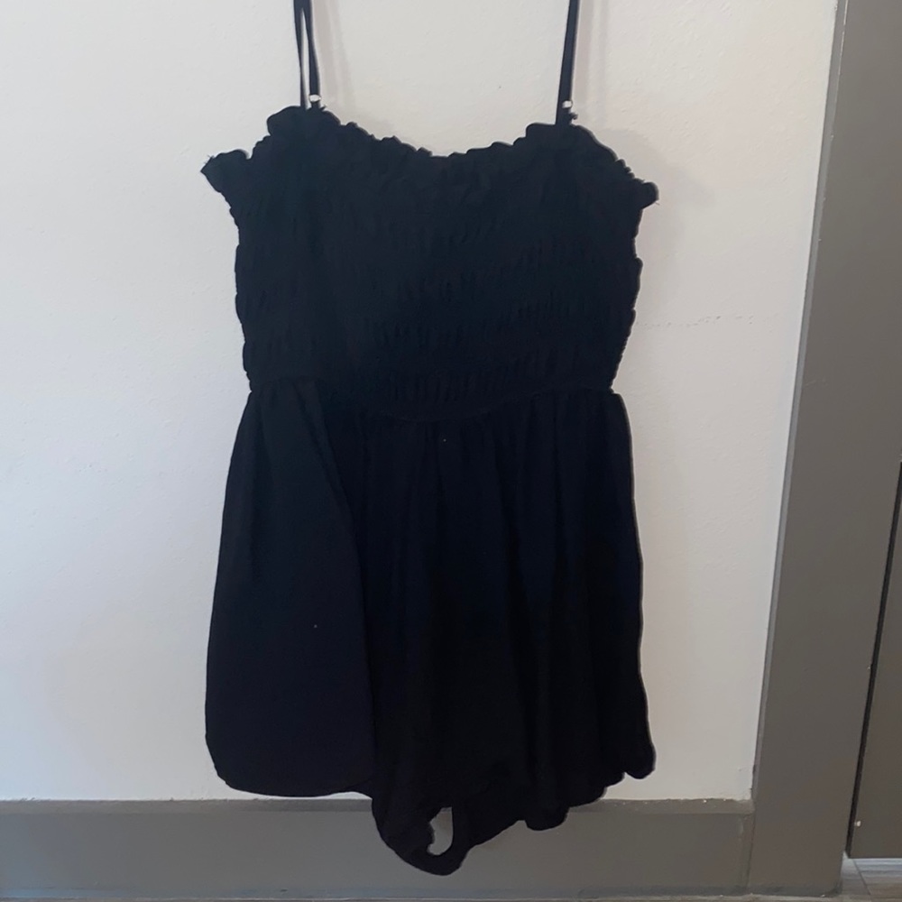 American Threads Black Romper
